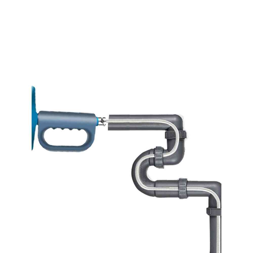 Kitchen Toilet Sewer Blockage Hand Tool, Pipe Dredger Drains, Drill-powered, Drain Cleaner Spring