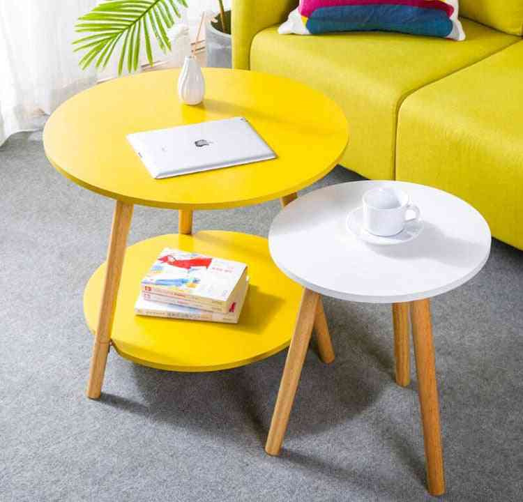 Wood Coffee Table For Home Office Cafe Accessories