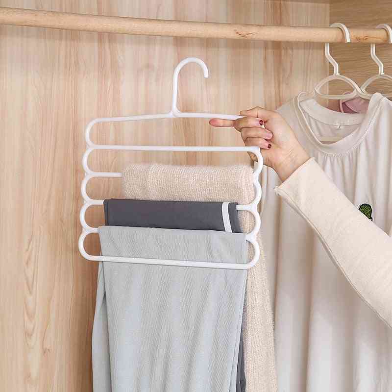 Multifunctional 5 Layers Pants Hangers Holders& Hanger