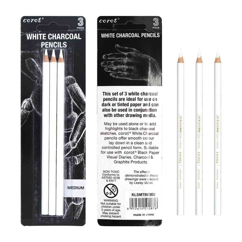 White Highlight Sketch Charcoal Standard Pencil For Drawing