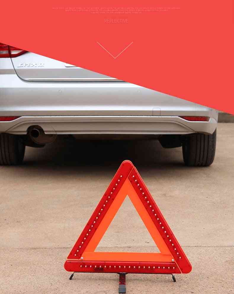Foldable Car Reflective Triangle Warning Sign