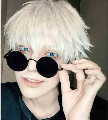 Gojo satoru cosplay lunettes lunettes jujutsu kaisen lunettes noires