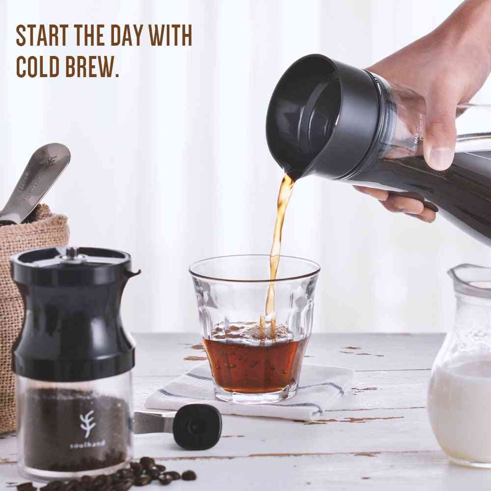 Dual-use Filter Coffee&tea Pot Espresso Ice Drip Maker Glass Pots