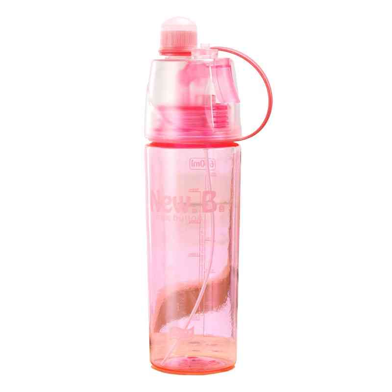 Plastic Spray Cool Summer Sport Water Bottle