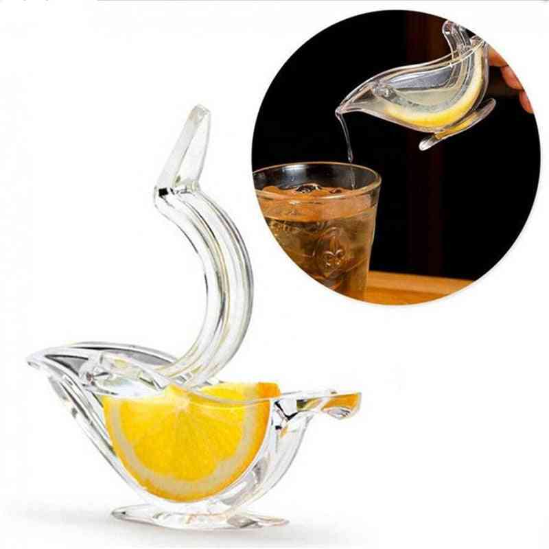 Acrylic Lemon Clip Manual Transparent Fruit Juicer