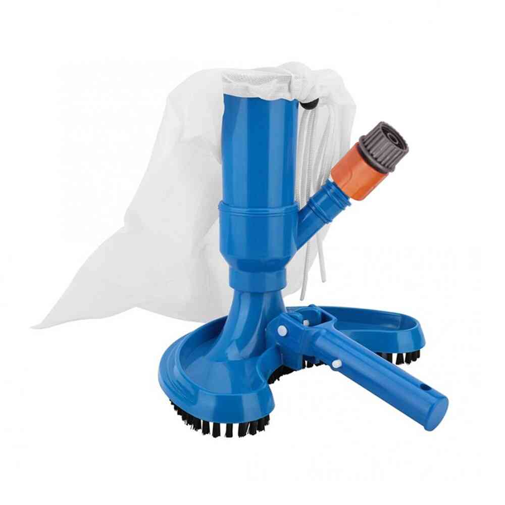Jet Vacuum Brush Pool Vacuum Head Set Cleaner With Brush Bag Hose Adapter Cleaning Tool Swimming Pool Accessories
