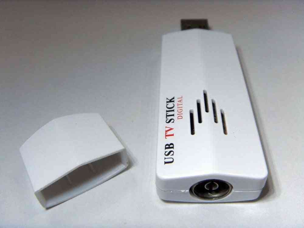 Usb tv stick tuner receiver adapter, global analog med fm radio för pc, laptop, windows xp/vista