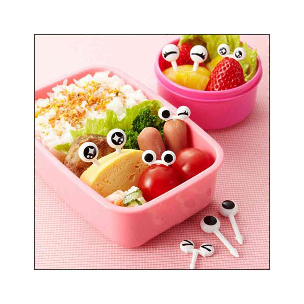 Cartoon Mini Eyes Cute Reusable Fork Fruit Pick