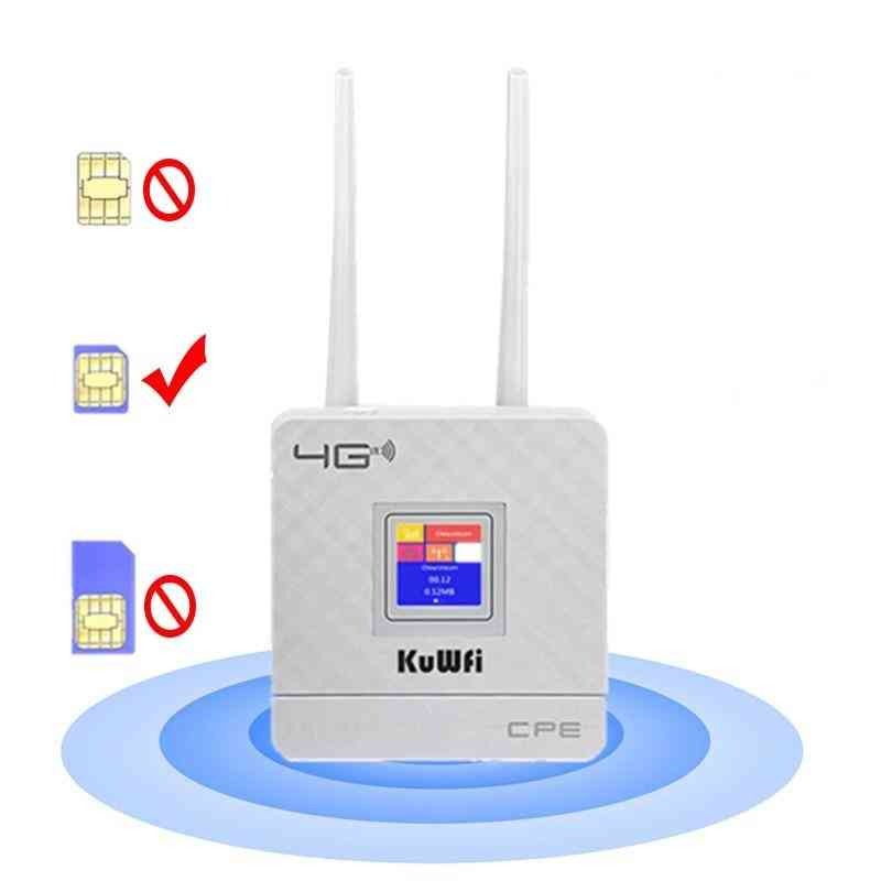 Lte 150m 4g Wifi Router Wireless Cpe Unlocked With External Antennas