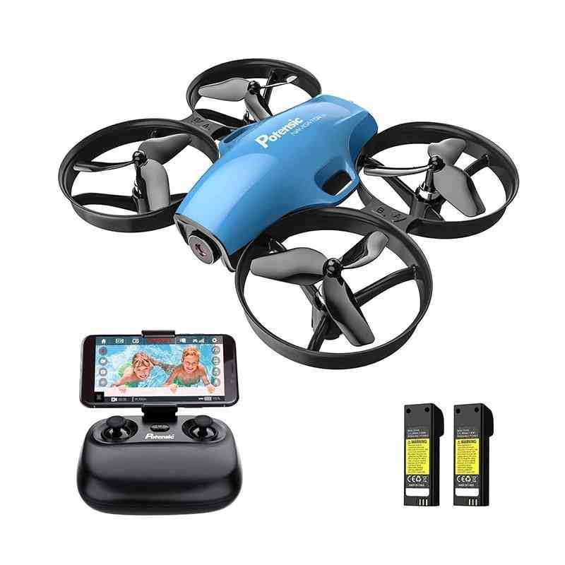 Drone Rc Fpv Aircraft With Hd Camera, Wifi Selfie Quadcopter For Kids,,