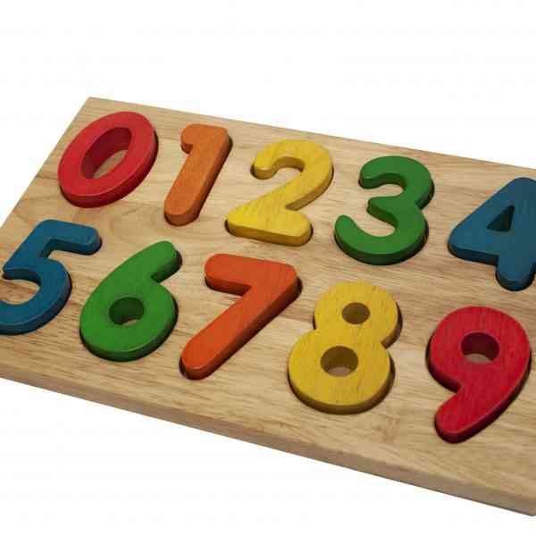 Wooden Number Puzzles