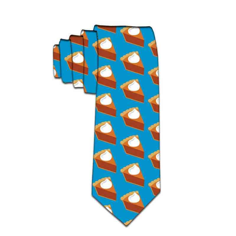 3d Printing Pattern Tie Business Polyester Slim Tie Suit Shirt  Wide Neckties