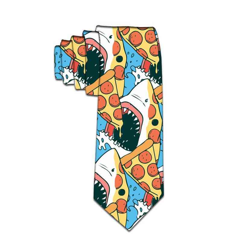 3d -print mønster slips business polyester slank slips passer skjorte brede slips