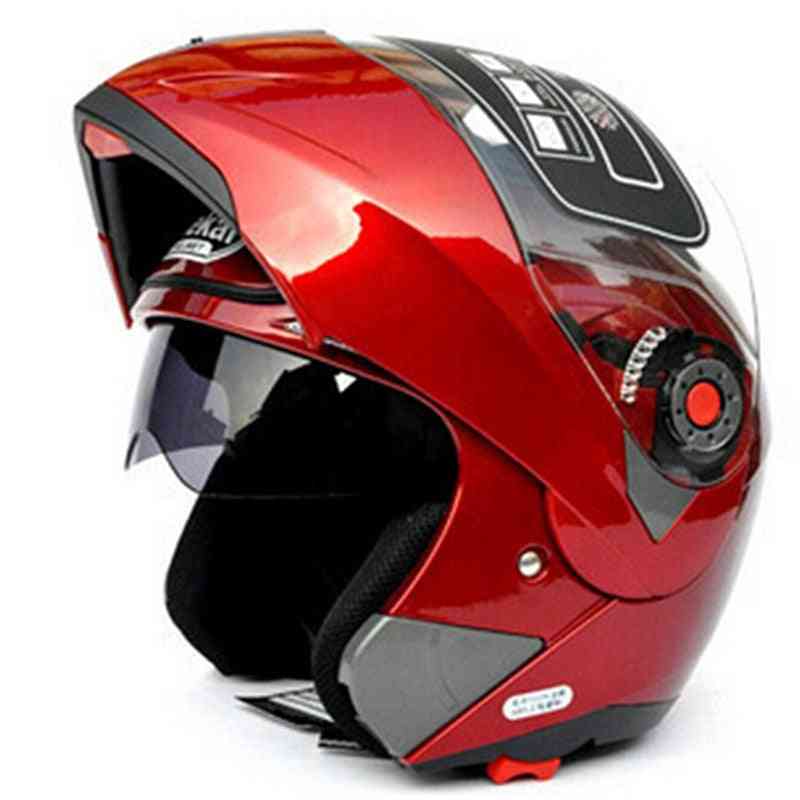 Motorbike Helmet With Inner Sun Visor Unisex Helmets
