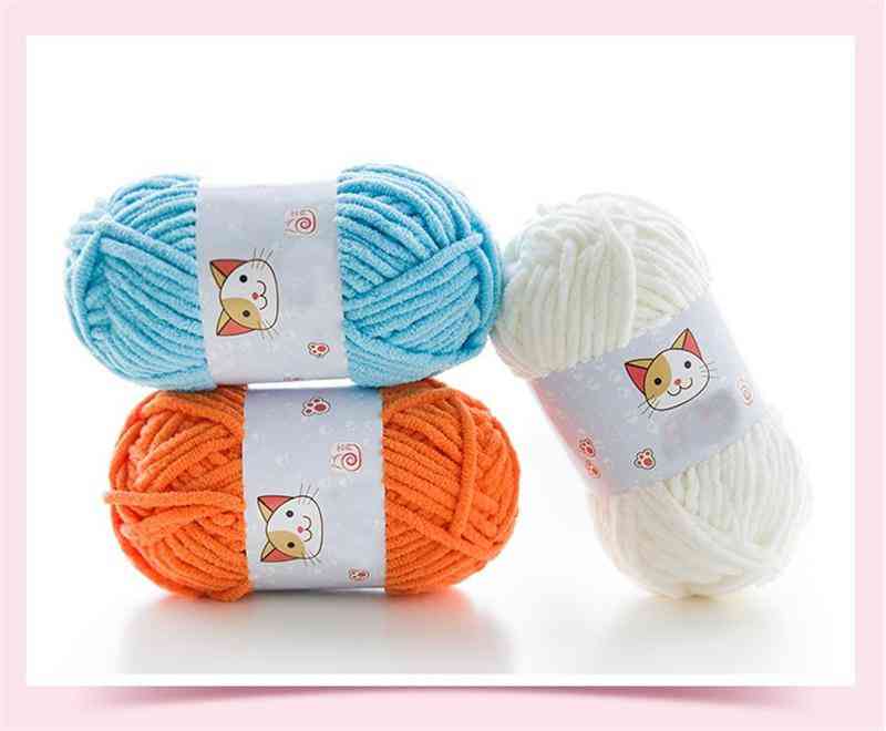 Diy Knitting Coarse Wool Yarn Medium Thick Thread