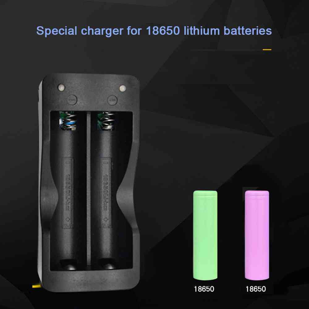 2 Slots Smart Safety Fast Charge 18650 Li-ion Rechargeable Battery Charger