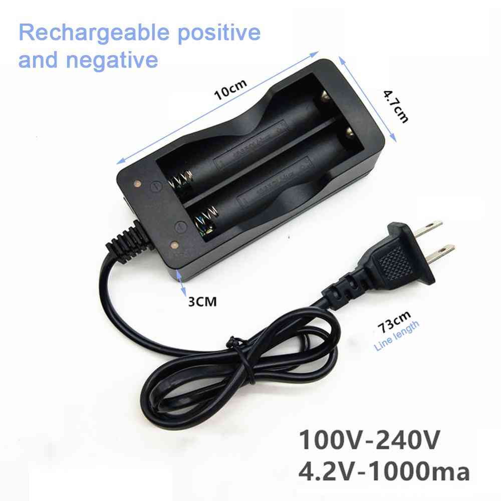 2 Slots Smart Safety Fast Charge 18650 Li-ion Rechargeable Battery Charger