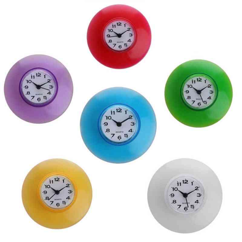 Kitchen Bathroom Bath Shower Clocks  With Suction Cup