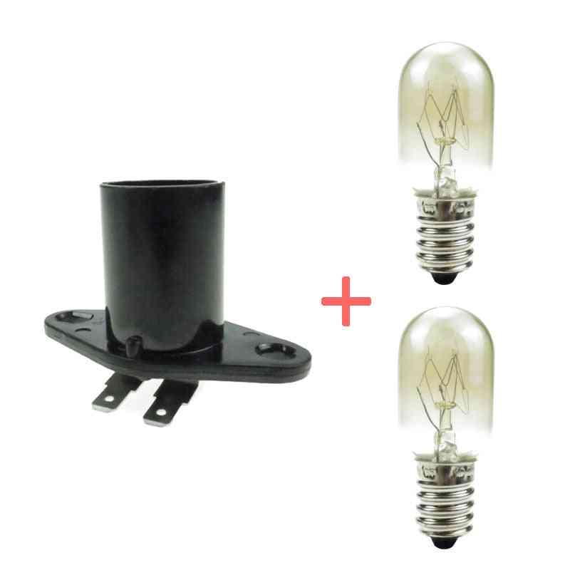 Base Microwave Light Bulb, Lamp Spare Parts For Oven Accessories, Kitchen Appliance Parts