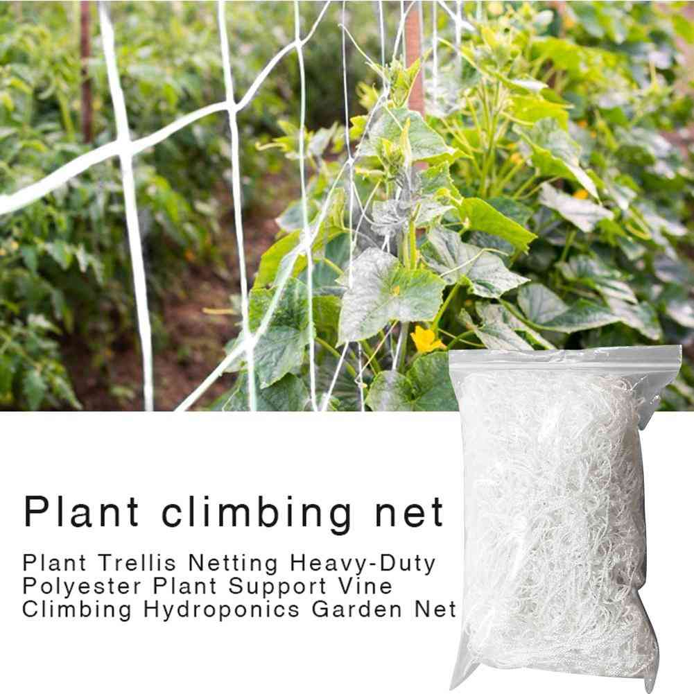 Plant Trellis Netting, Climbing Woven Polyester Plants Support Vine, Hydroponics Garden Net