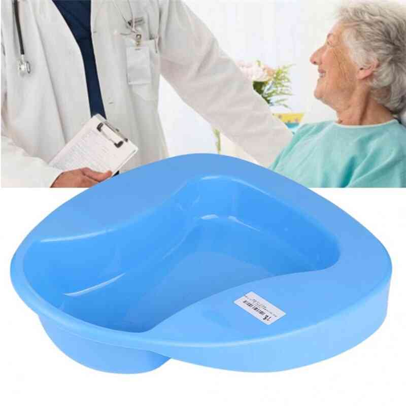 Plastic Stable Bedpan, Heavy Duty Smooth For Bed-bound Patient Diaper