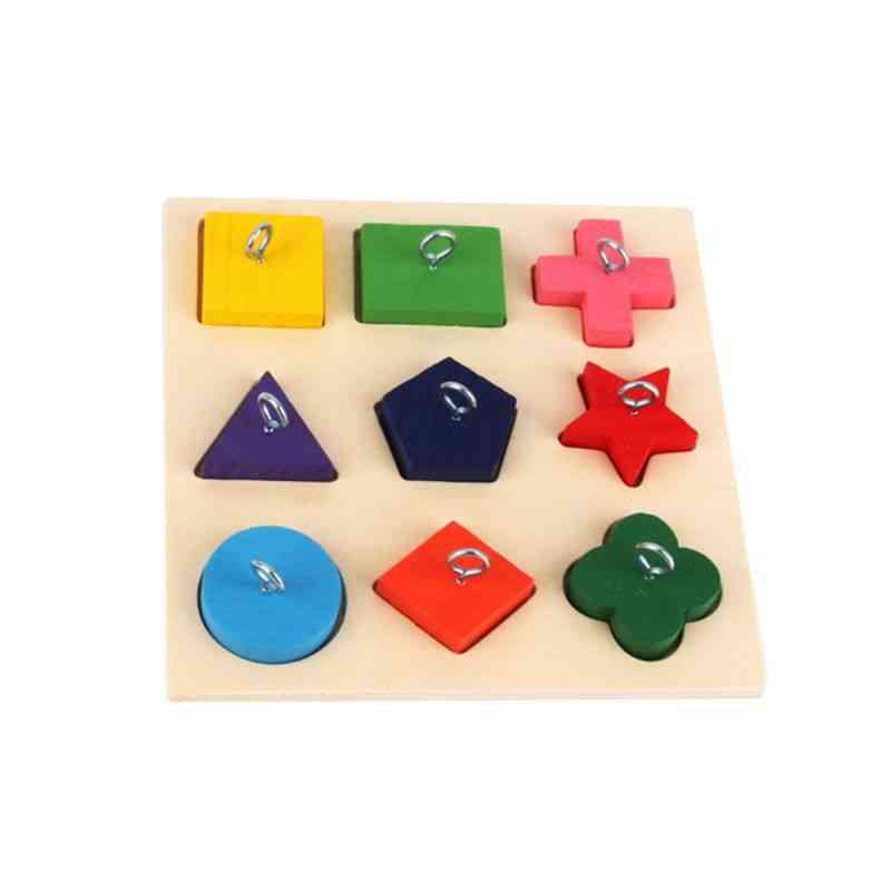 Birds Parrot Interactive Training Colorful Wooden Block