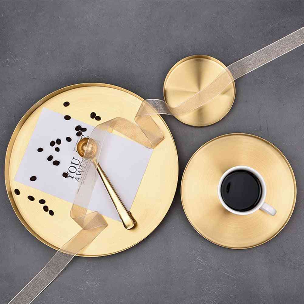 Round Shape Stainless Steel Display Plate