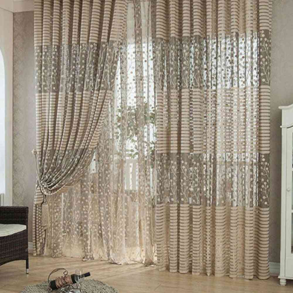 Screen For Divider Wall Long Natural Retro Curtain
