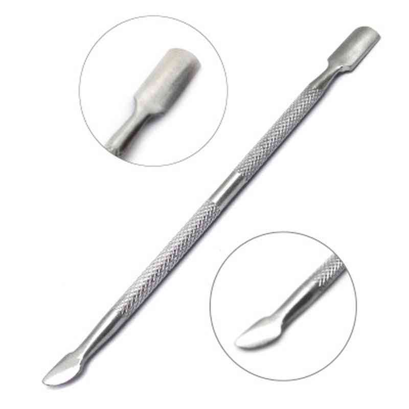 Dual-ended Stainless Steel Uv Gel Cuticle Nail Remover