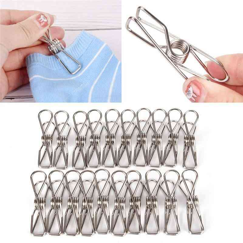 Stainless Steel- Clothes Pegs, Hanging Pins