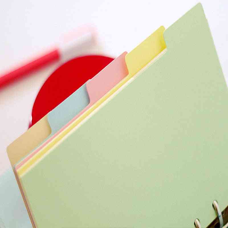 Index Page Notebook Slip Sheet, Paper Bookmark, School, Office, Binding Supplies