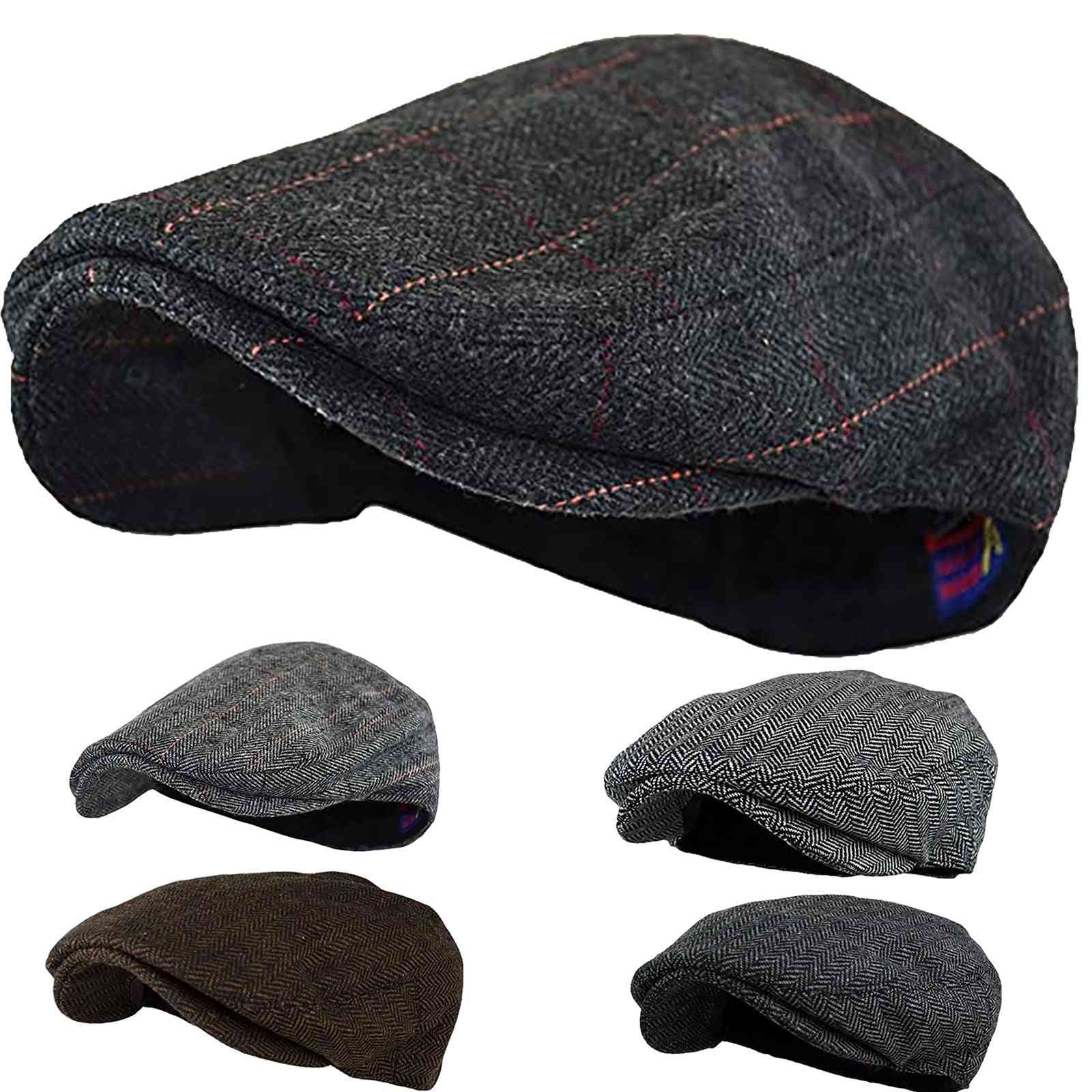 Baretta kalap unisex lapos sapka puha retro sapka ok -okozati lélegző téli komfort baretta