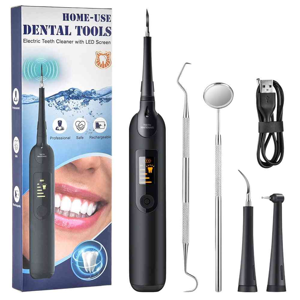 Electric Sonic Dental Scaler Oral Irrigator Care Teeth Whitening Kit