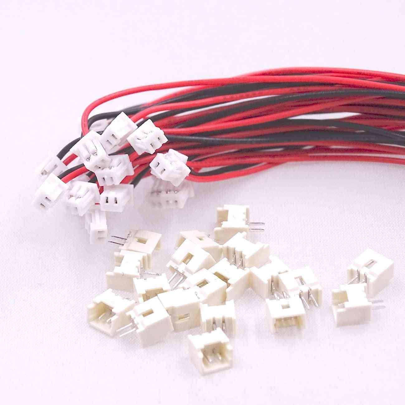2-pin Connector With Wires Cables For Circuit Board