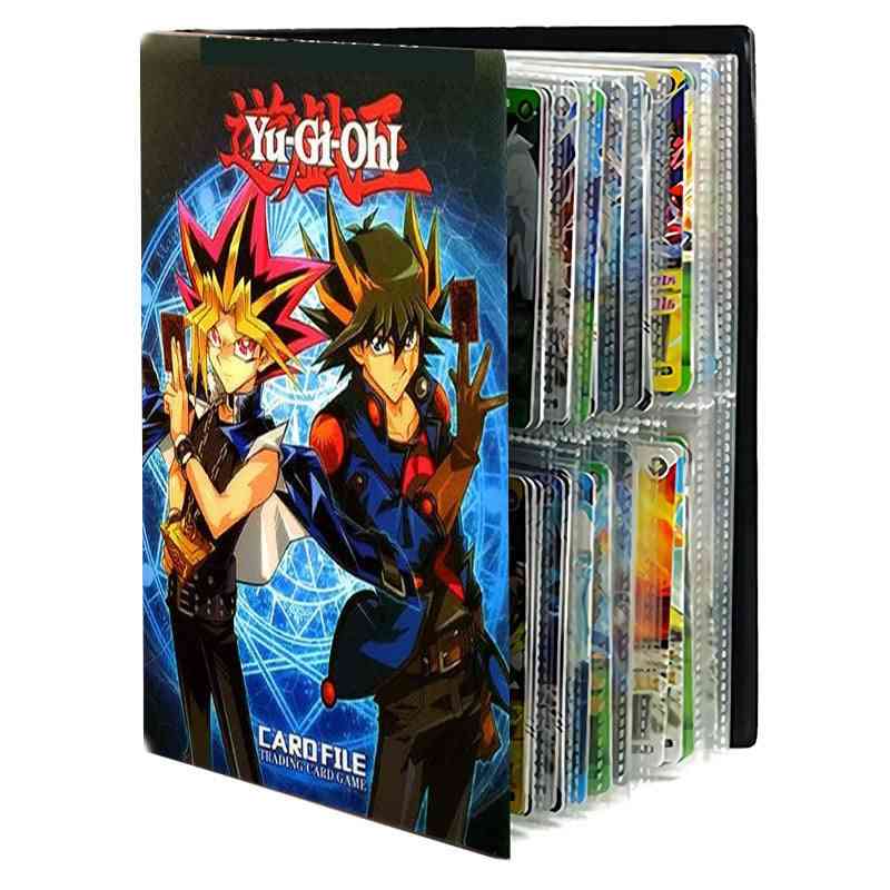 Kártya album könyv gyerekek anime játékkártya gyűjtők tartó