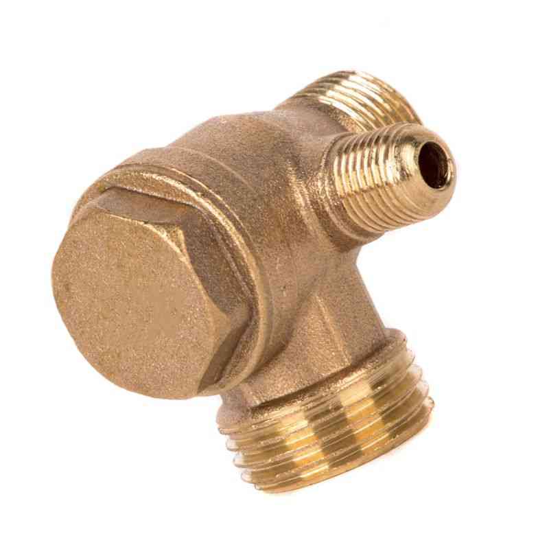 3 Port Brass Male Threaded Check Valve Connector Tool