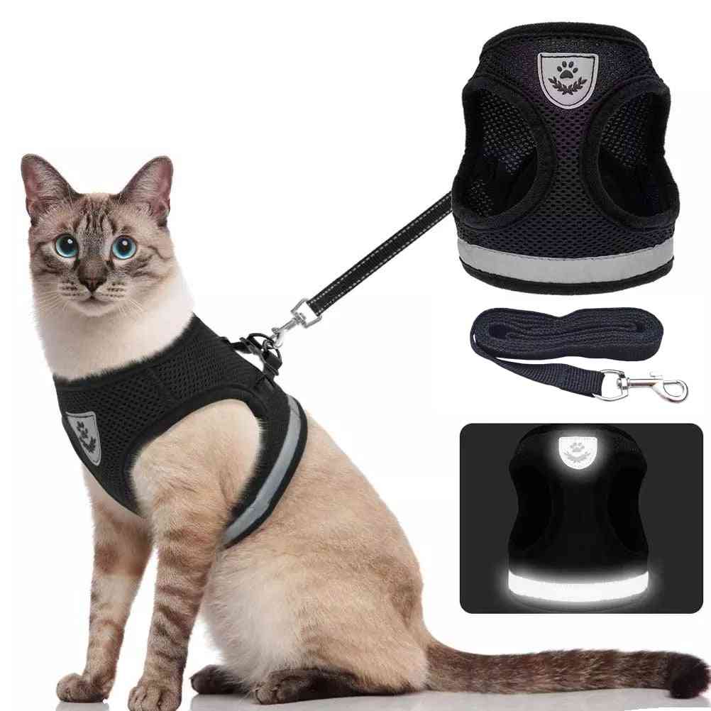 Breathable Cat Harness And Leash Escape Proof Pet