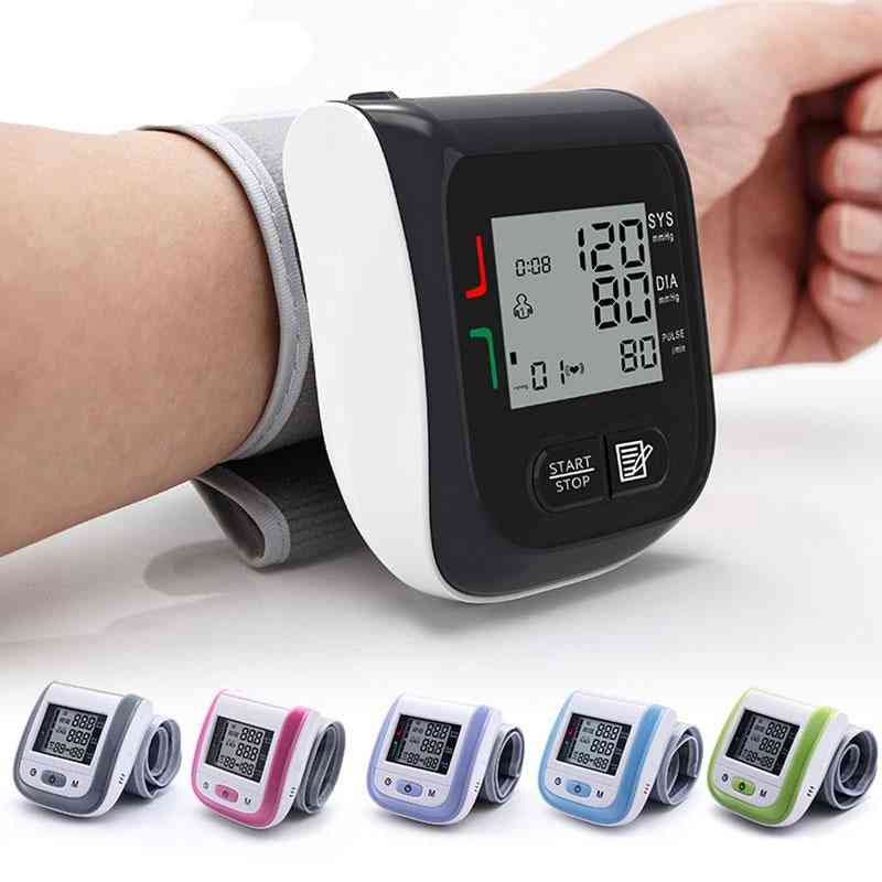 Medical Digital Lcd Wrist Blood Pressure Monitor