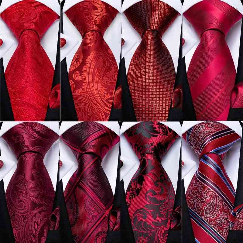 Solid Striped- Paisley Hanky, Cufflinks Neckties