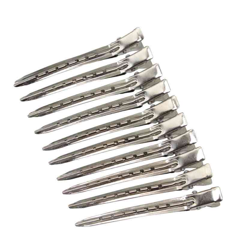 Stainless Steel Hairdressing Sectioning Clips Clamps