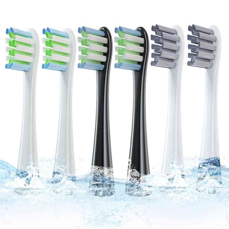 Sonic Electric Toothbrush Soft Dupont Bristle Nozzles