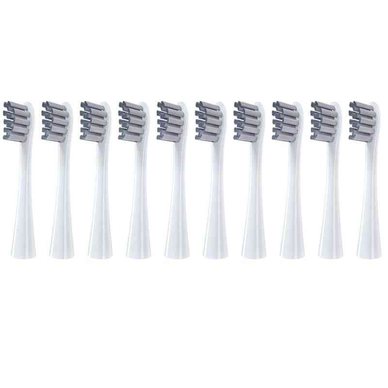 Sonic Electric Toothbrush Soft Dupont Bristle Nozzles