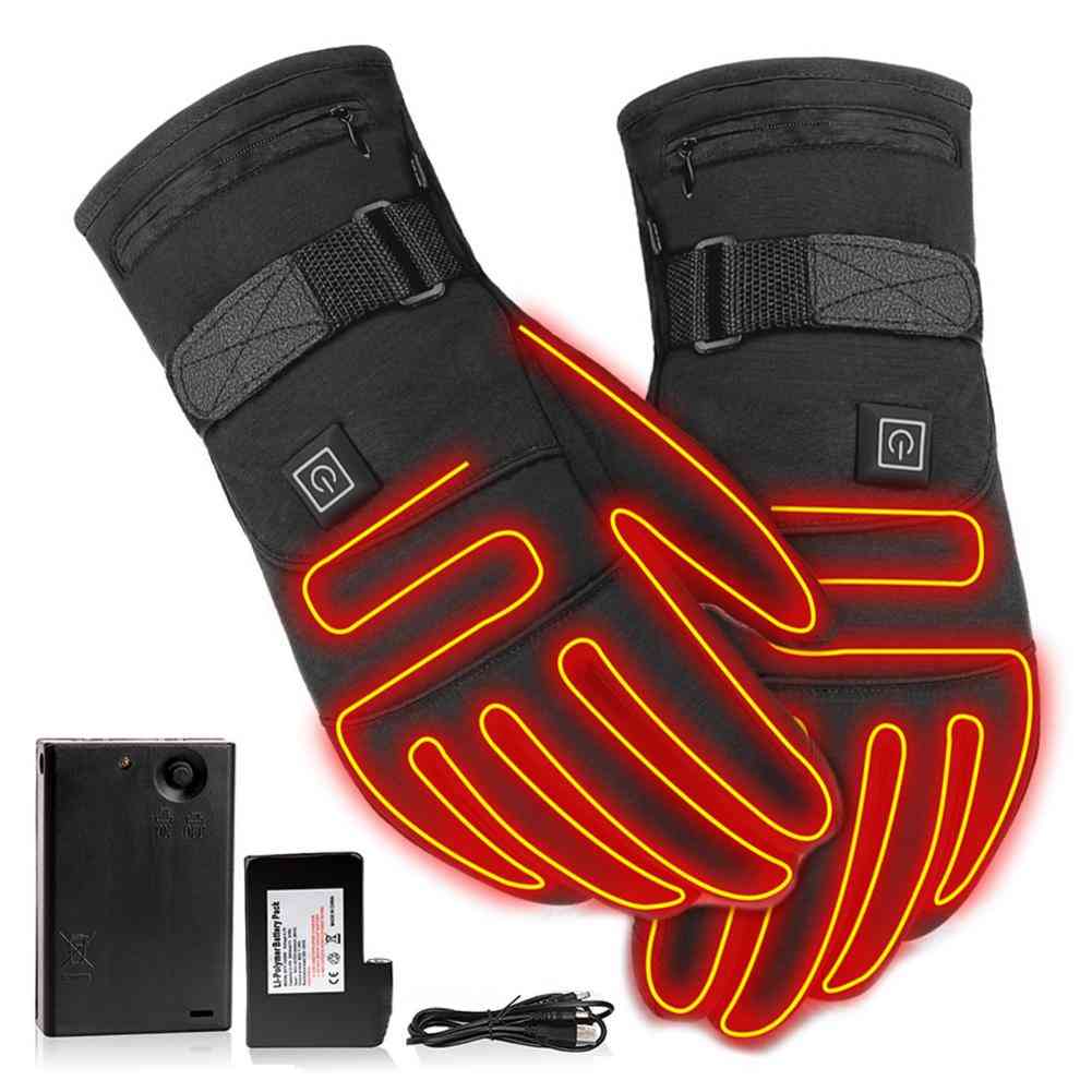 Winter Motorcycle Gloves Water-resistant Heated Gloves