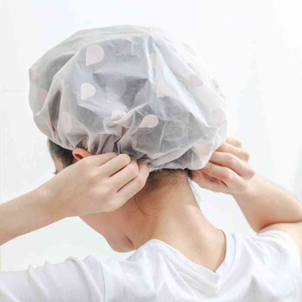 Bath Hair Shower Cap Anti-smoke Cover