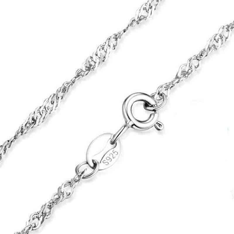 Multiple- Classic Styles, Real Sterling, Silver Necklaces