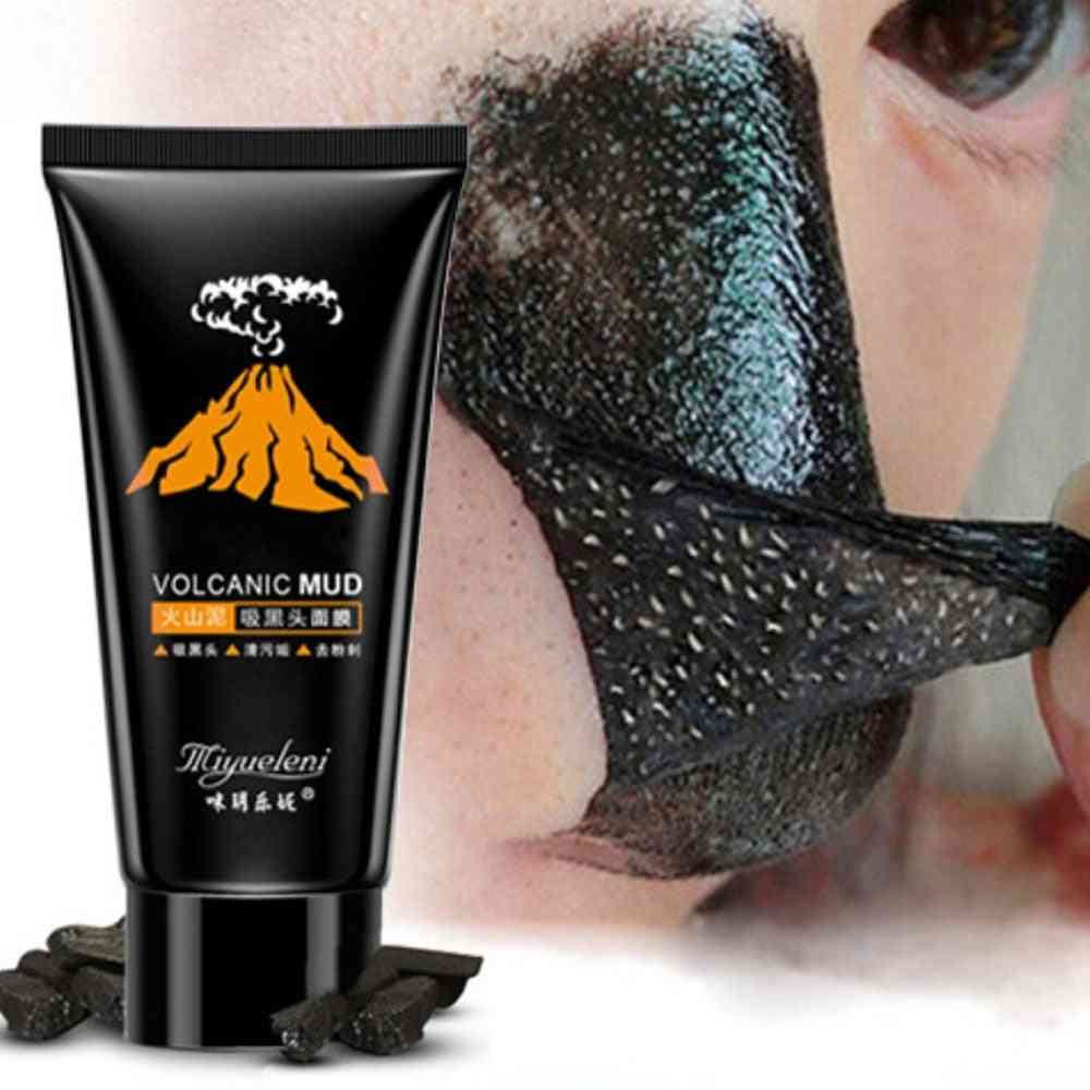 Blackhead Black Mud Peel Off Facail Face Mask, Remove Facial Blackhead Cosmetics