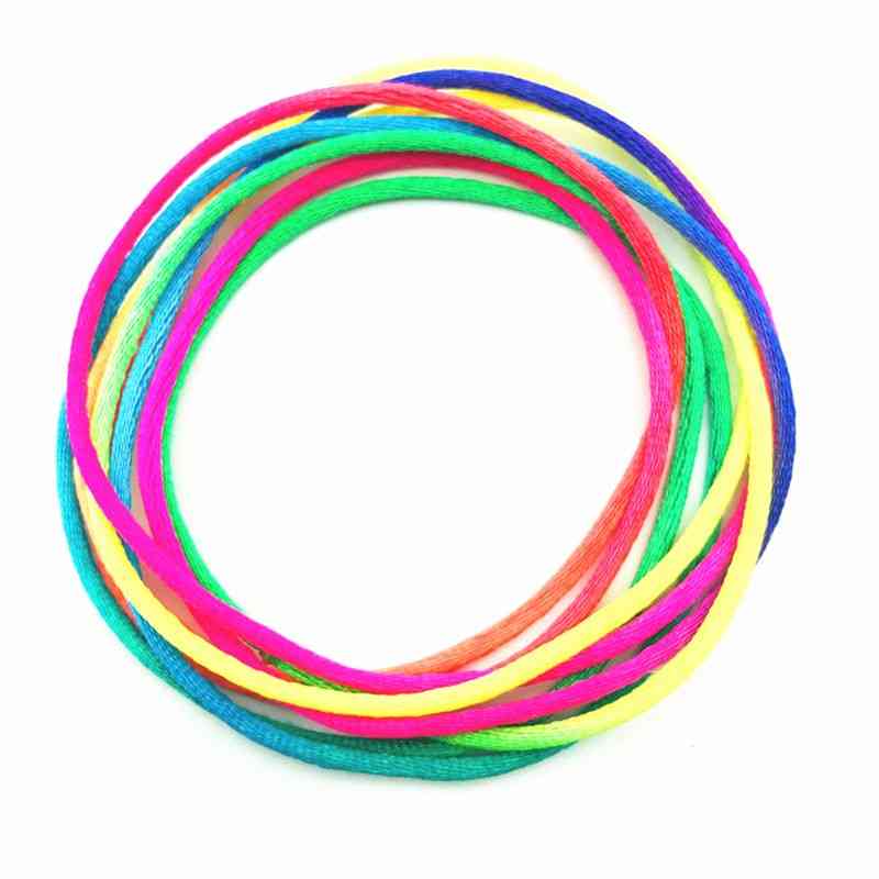 Regnbuefarge- fumble fingertråd tau, string leketøy