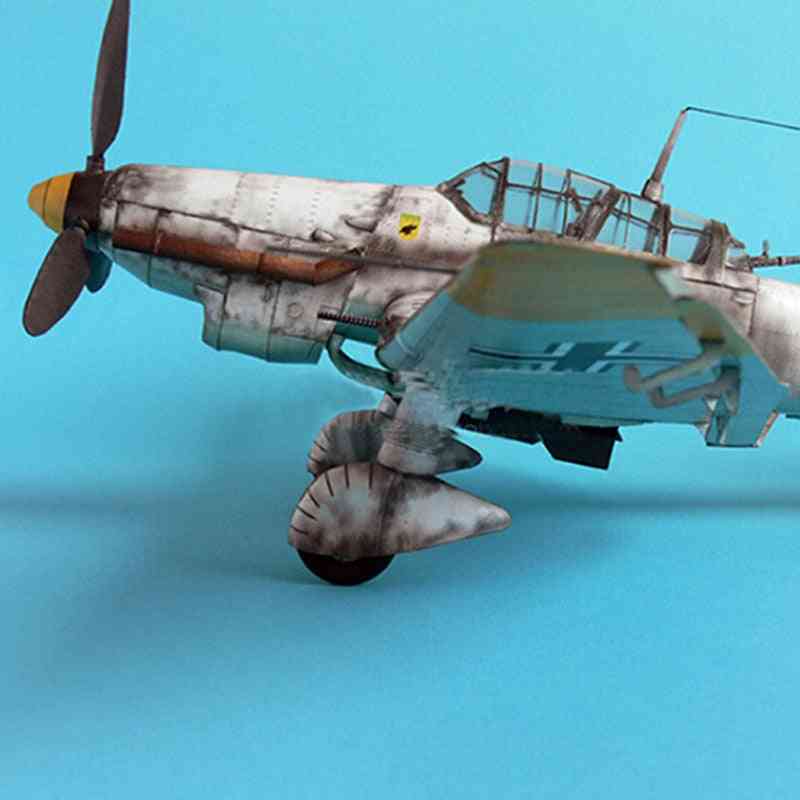 Bomber Aircraft 3d Paper Model