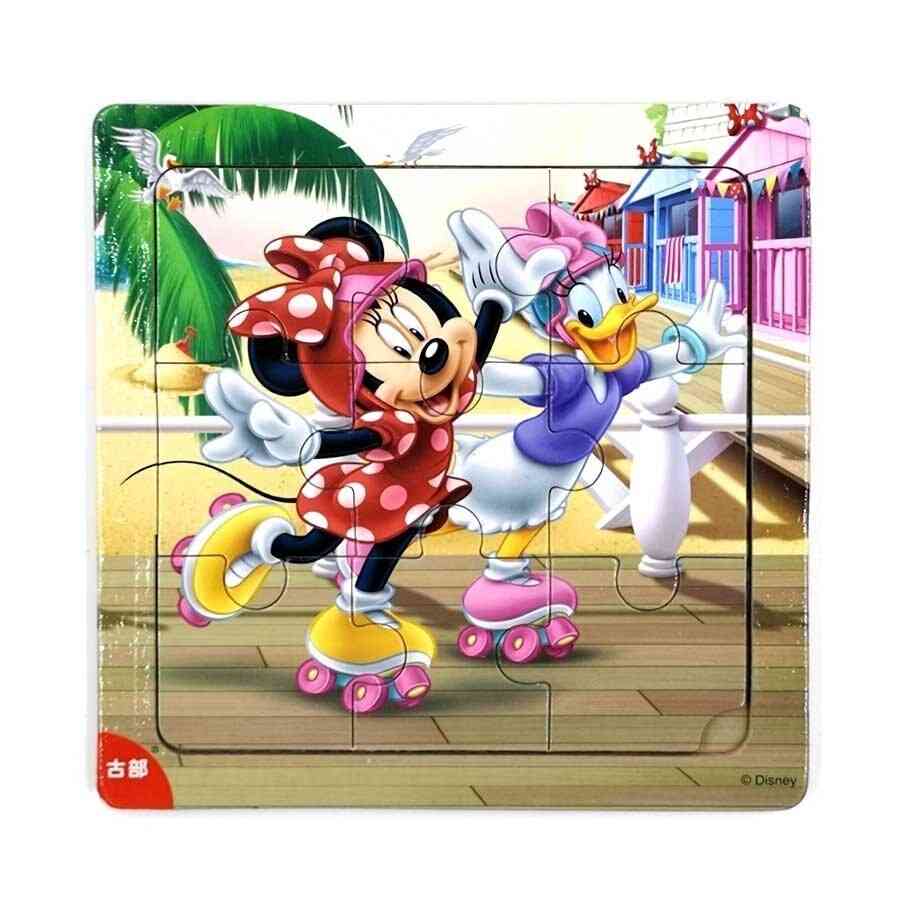 Disney jäädytetty Mickey Minnie hiiri painettu palapeli
