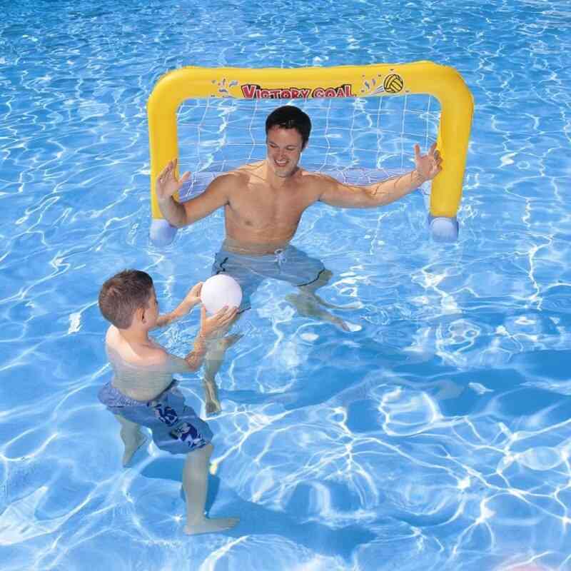 Summer Inflatable Pool Party Float Volleyball, Football Water Sports Interactive